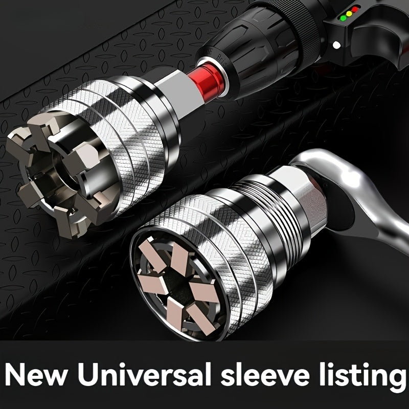 Adjustable Socket Wrench - Made from Durable Materials with a Painted Surface End, Perfect for Bolts And Nuts, an Ideal Choice for Both Enthusiasts And Professionals