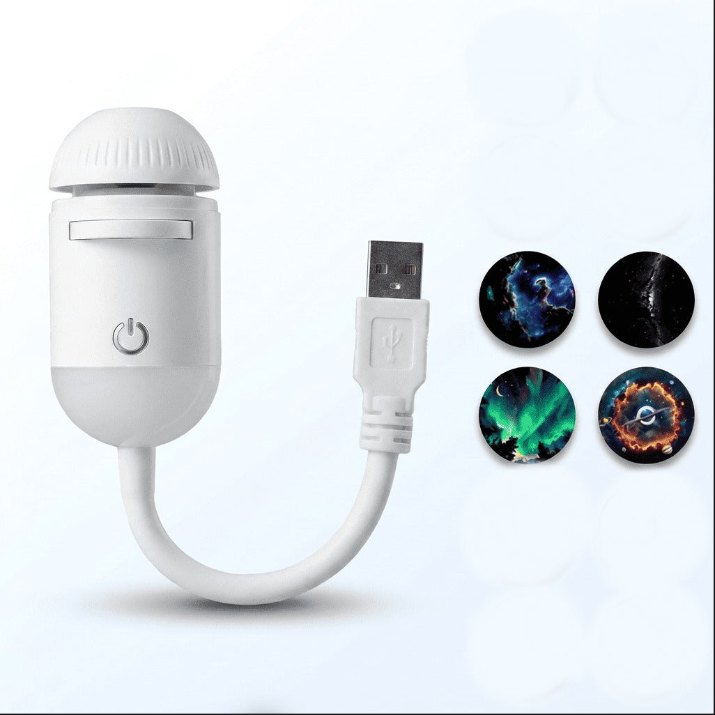 2-in-1 Galaxy Projector Night Light, Star Sky Nebula Lamp for Bedroom Kids Adults
