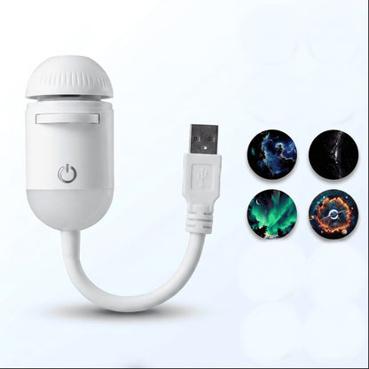 2-in-1 Galaxy Projector Night Light, Star Sky Nebula Lamp for Bedroom Kids Adults
