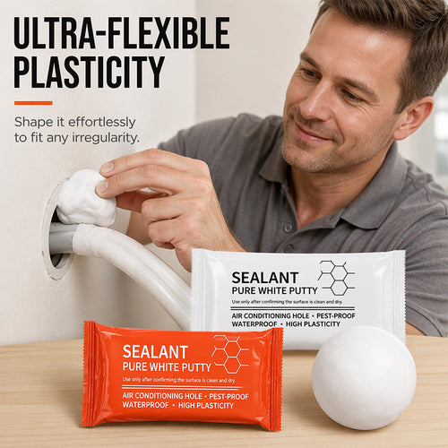 ⏰🧱 Waterproof Wall Hole Sealing Clay for Air Conditioner Pipes — 5-Pack Moldable Sealant Putty for Pipe Gaps & Wall Holes | Tool-Free Application