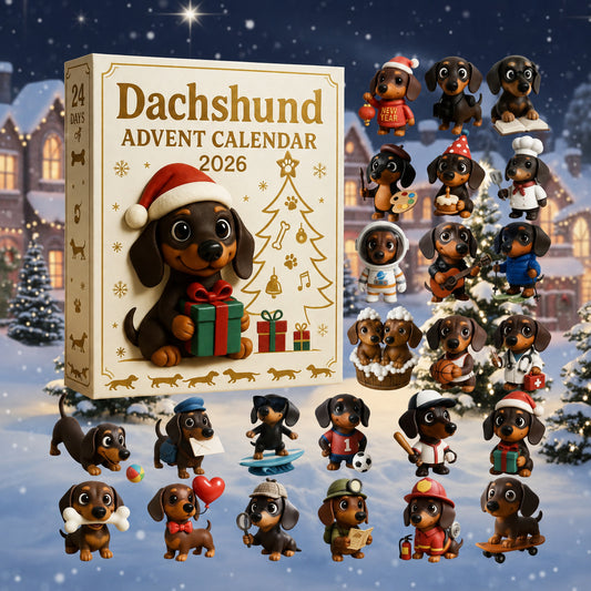 🎄🐾 2026 Dachshund Christmas Advent Calendar🐶✨