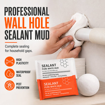 ⏰🧱 Waterproof Wall Hole Sealing Clay for Air Conditioner Pipes — 5-Pack Moldable Sealant Putty for Pipe Gaps & Wall Holes | Tool-Free Application