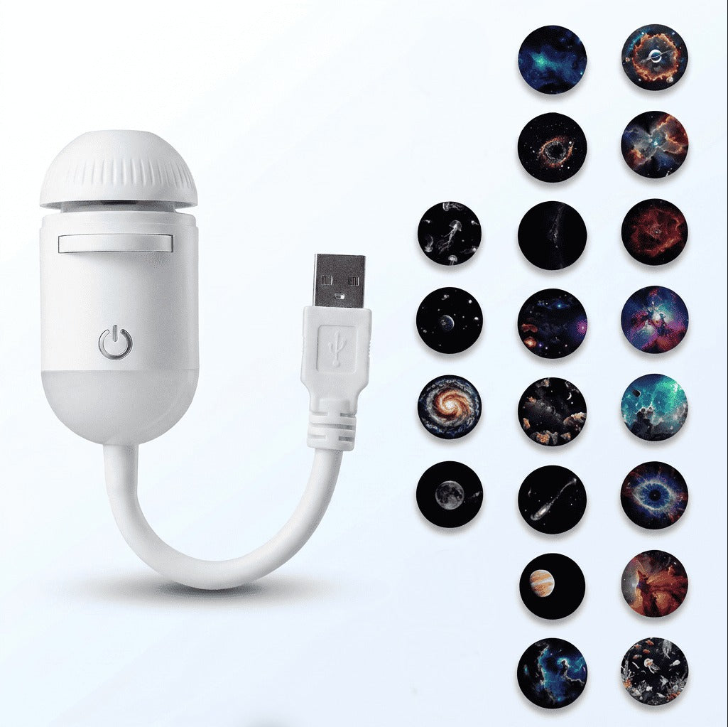 2-in-1 Galaxy Projector Night Light, Star Sky Nebula Lamp for Bedroom Kids Adults