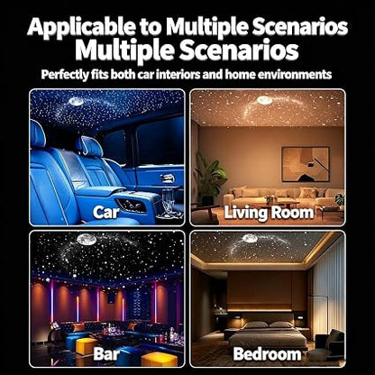 2-in-1 Galaxy Projector Night Light, Star Sky Nebula Lamp for Bedroom Kids Adults