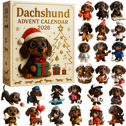 🎄🐾 2026 Dachshund Christmas Advent Calendar🐶✨