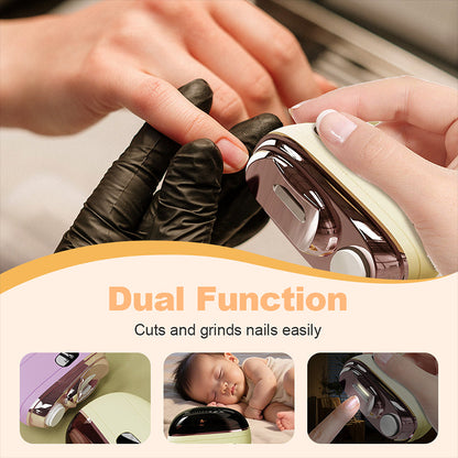 ✂️ LIMITED-TIME 50% OFF! 💅 2-in-1 Smart Electric Nail Clipper & Polisher 🌟