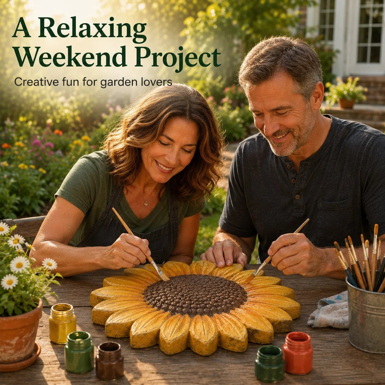 🔥 LAST DAY ONLY！49% OFF 🌻 Reusable Sunflower Stepping Stone Mold ✅ Buy 3 Enjoy Free Shipping