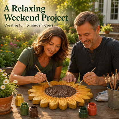 🔥 LAST DAY ONLY！49% OFF 🌻 Reusable Sunflower Stepping Stone Mold ✅ Buy 3 Enjoy Free Shipping