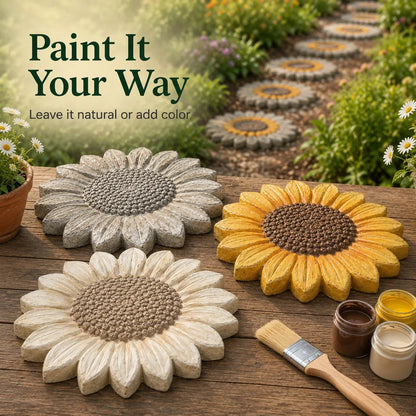 🔥 LAST DAY ONLY！49% OFF 🌻 Reusable Sunflower Stepping Stone Mold ✅ Buy 3 Enjoy Free Shipping