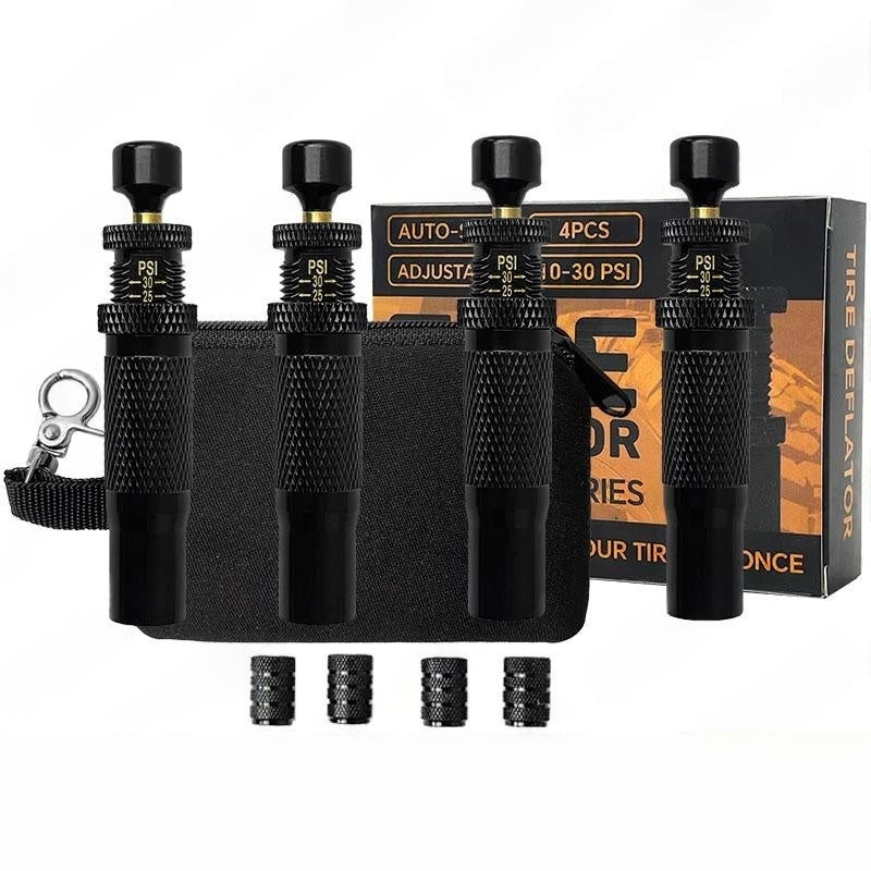 10-30 PSI Adjustable Tire Deflator Kit - Portable Tire Pressure Tool