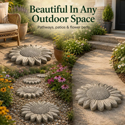 🔥 LAST DAY ONLY！49% OFF 🌻 Reusable Sunflower Stepping Stone Mold ✅ Buy 3 Enjoy Free Shipping