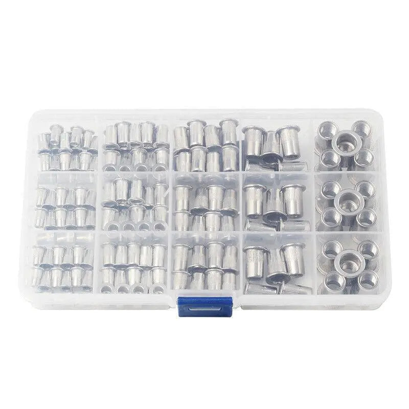 Create Strong Threads Without Welding - 150PCS Stainless Steel Rivet Nut Kit (M3-M8)
