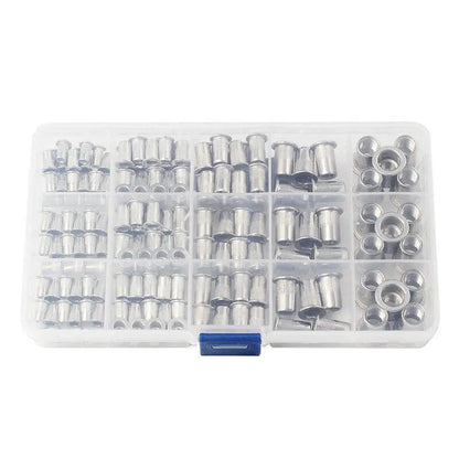 Create Strong Threads Without Welding - 150PCS Stainless Steel Rivet Nut Kit (M3-M8)