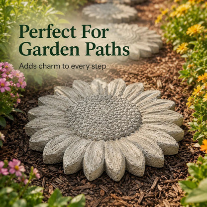 🔥 LAST DAY ONLY！49% OFF 🌻 Reusable Sunflower Stepping Stone Mold ✅ Buy 3 Enjoy Free Shipping