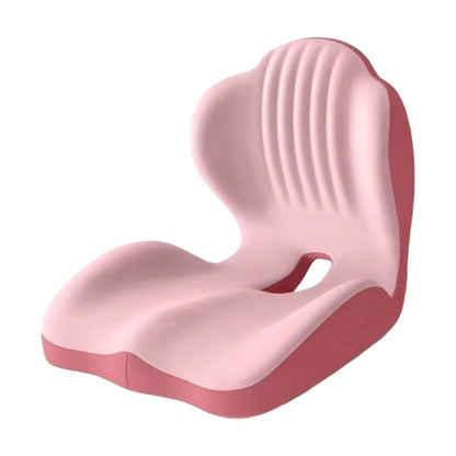 Ergonomic Memory Foam Seat Cushion with Back Support – Stay Comfortable All Day, Perfect for Office, Car & Home