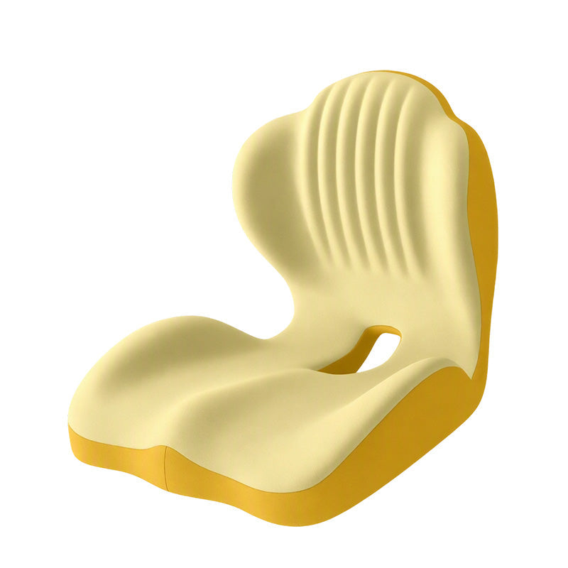 Ergonomic Memory Foam Seat Cushion with Back Support – Stay Comfortable All Day, Perfect for Office, Car & Home