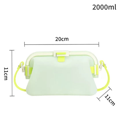 Women's Beach Tote | Silicone Pool Fashion Gym Bag | Silky PA66 nylon , Foldable , Waterproof , Sandproof , Heat-Resistant , Three-Buckle Design
