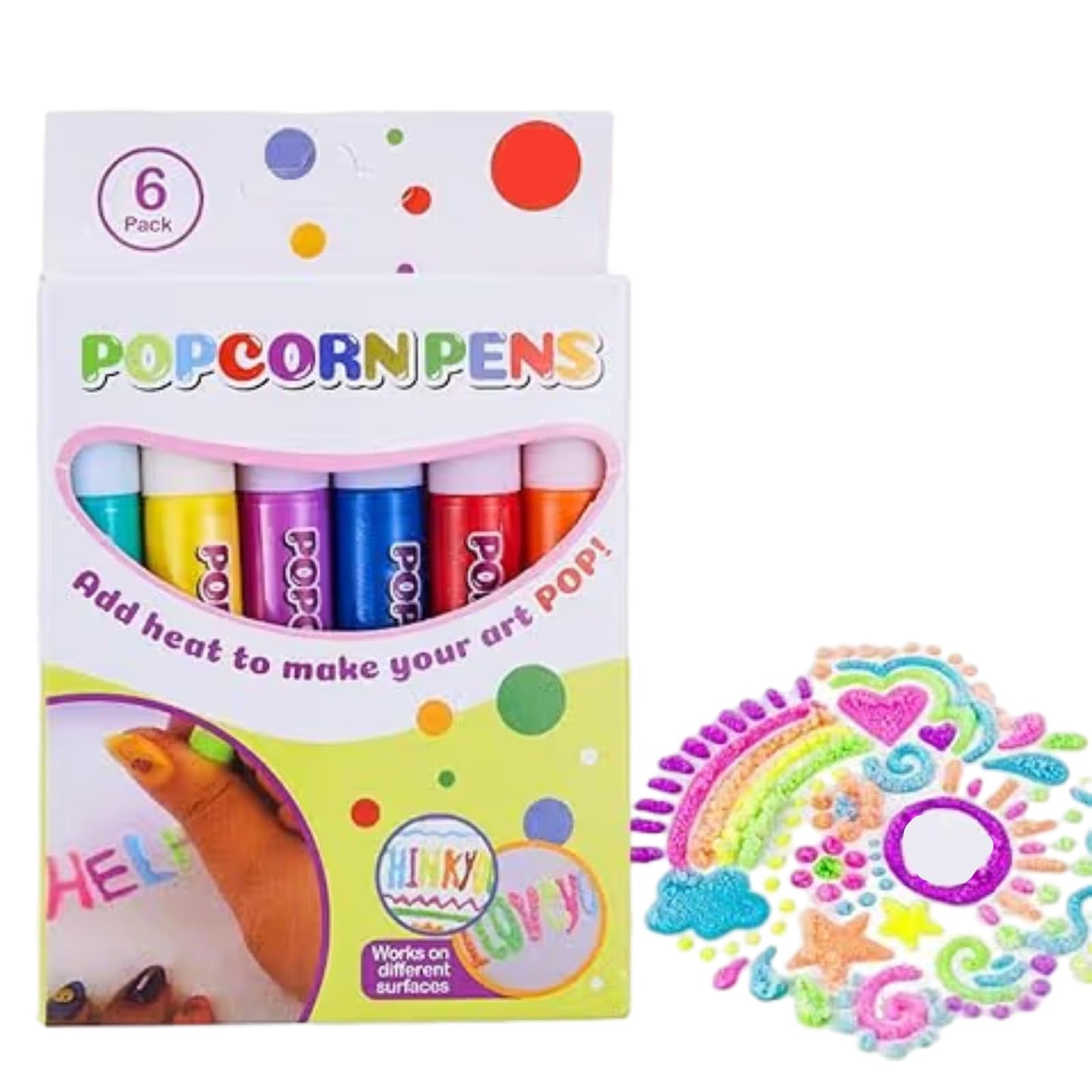 3D Magic Popcorn Puffy Pens | Turn Flat Drawings Into Tactile Raised 3D Art