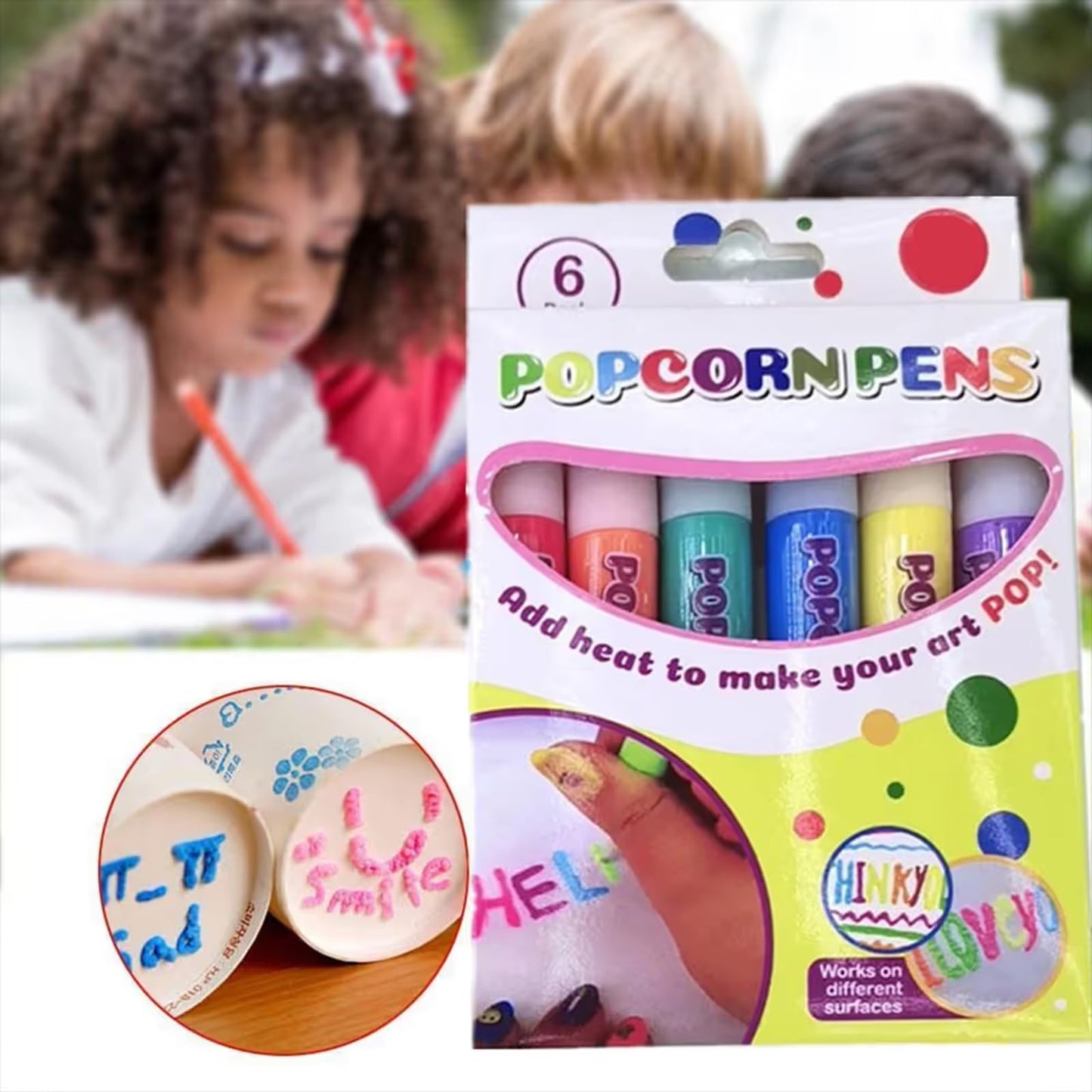 3D Magic Popcorn Puffy Pens | Turn Flat Drawings Into Tactile Raised 3D Art