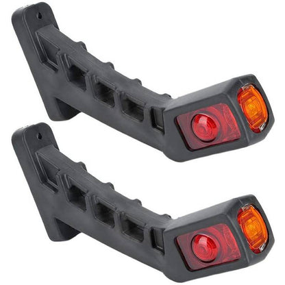 Red and white marker horns, 12-24V, dynamic signaling