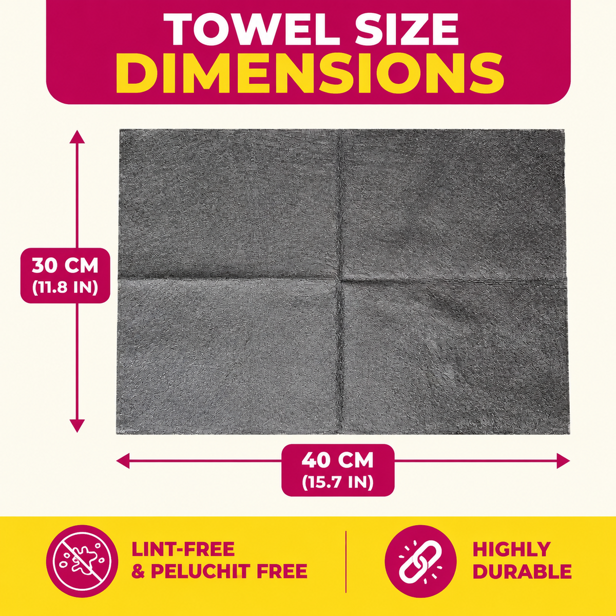 Premium Magic Microfiber Cleaning Cloth Set – 5 Pieces for Effortless Cleaning