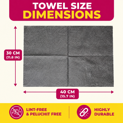 Premium Magic Microfiber Cleaning Cloth Set – 5 Pieces for Effortless Cleaning