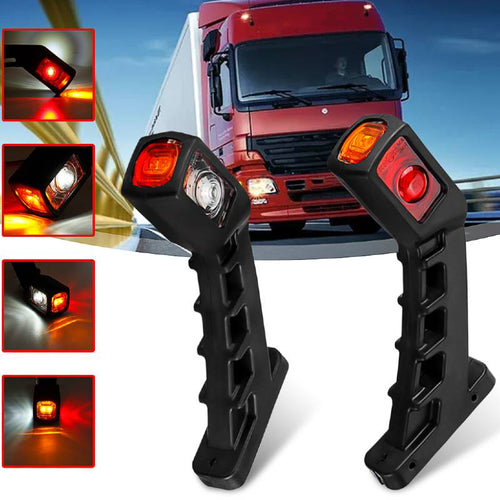 Red and white marker horns, 12-24V, dynamic signaling
