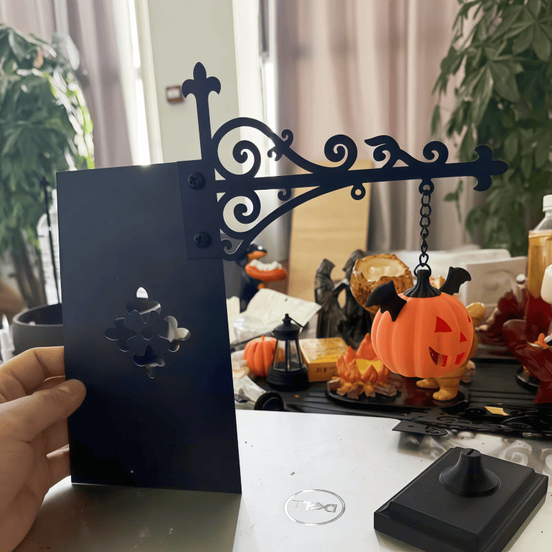 Cute Ghost Reading BookLamp -Cozy HalloweenLED Night Light &Bookshelf Decor
