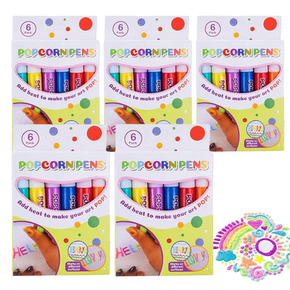 3D Magic Popcorn Puffy Pens | Turn Flat Drawings Into Tactile Raised 3D Art