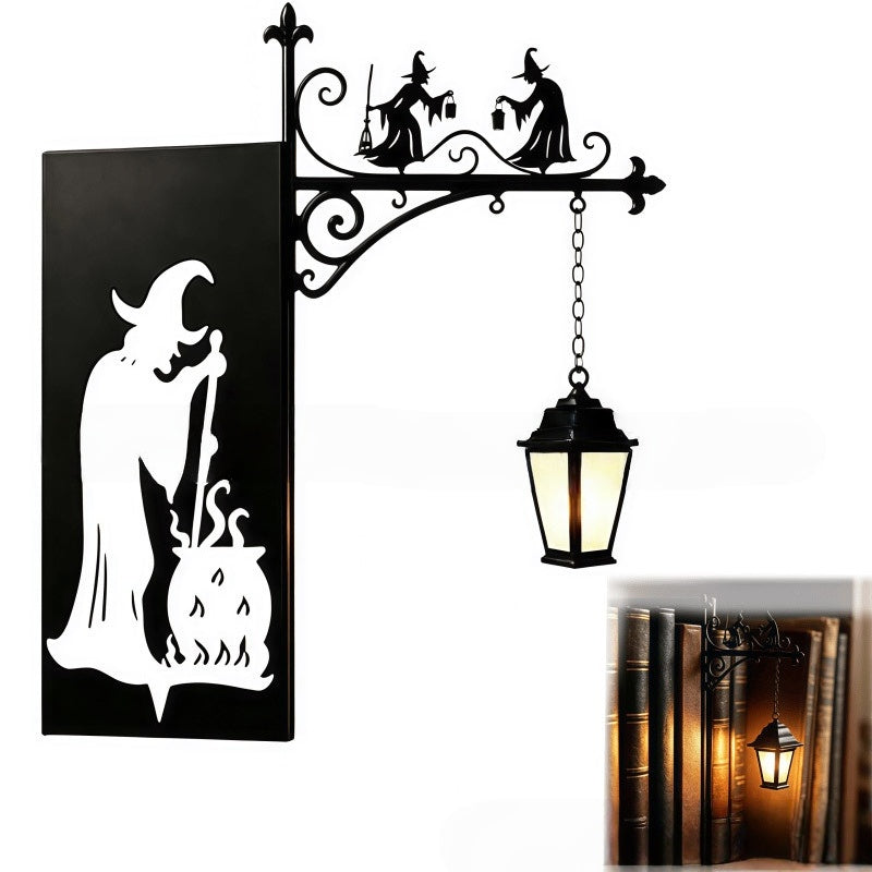 Cute Ghost Reading BookLamp -Cozy HalloweenLED Night Light &Bookshelf Decor